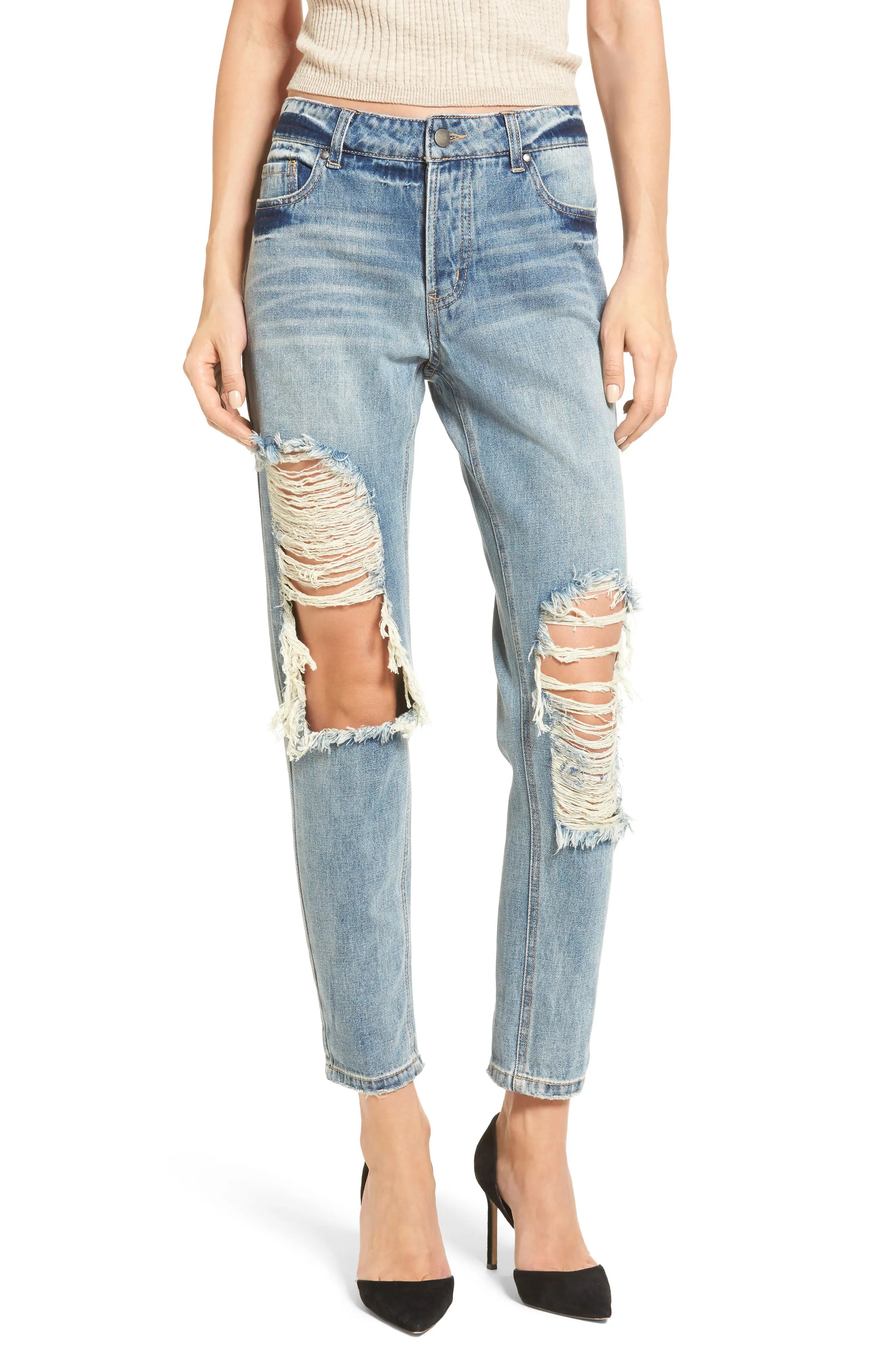 AFRM Cyrus High Waist Ankle Jeans (Sinner Wash) | Nordstrom