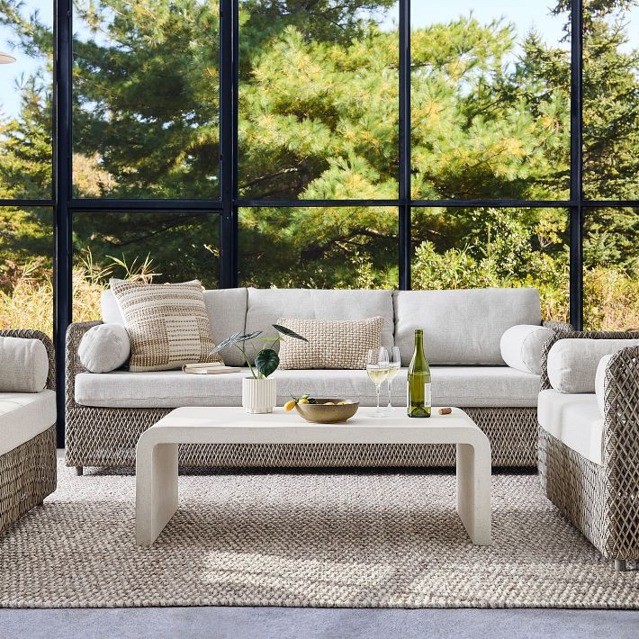 Coastal Outdoor Sofa (66"–86") | West Elm (US)