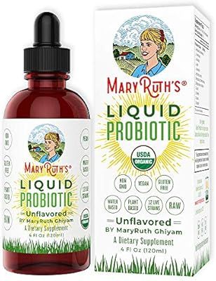 Organic Liquid Probiotics by MaryRuth's (Plant-Based) - Men Women Kids Babies Toddlers - Non-GMO ... | Amazon (US)
