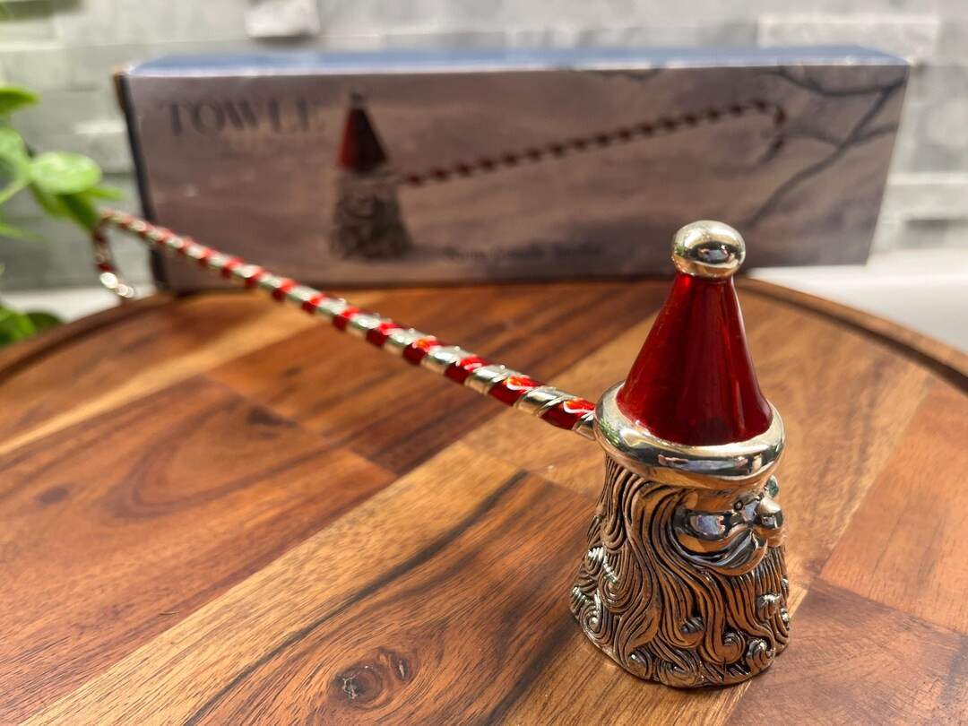 Towle Silverplated Santa Candlesnuffer Candy Cane Handle W/ Original Box - Etsy | Etsy (US)