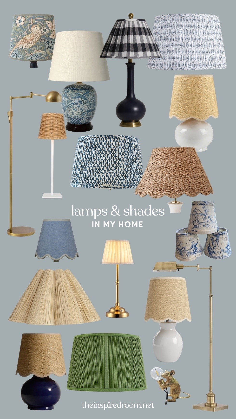 Lamps and lampshades in my coastal cottage home - scalloped details, pleated shades, cordless lamps, floor lamps, brass, blue and white

#LTKHome #LTKSaleAlert #LTKSeasonal