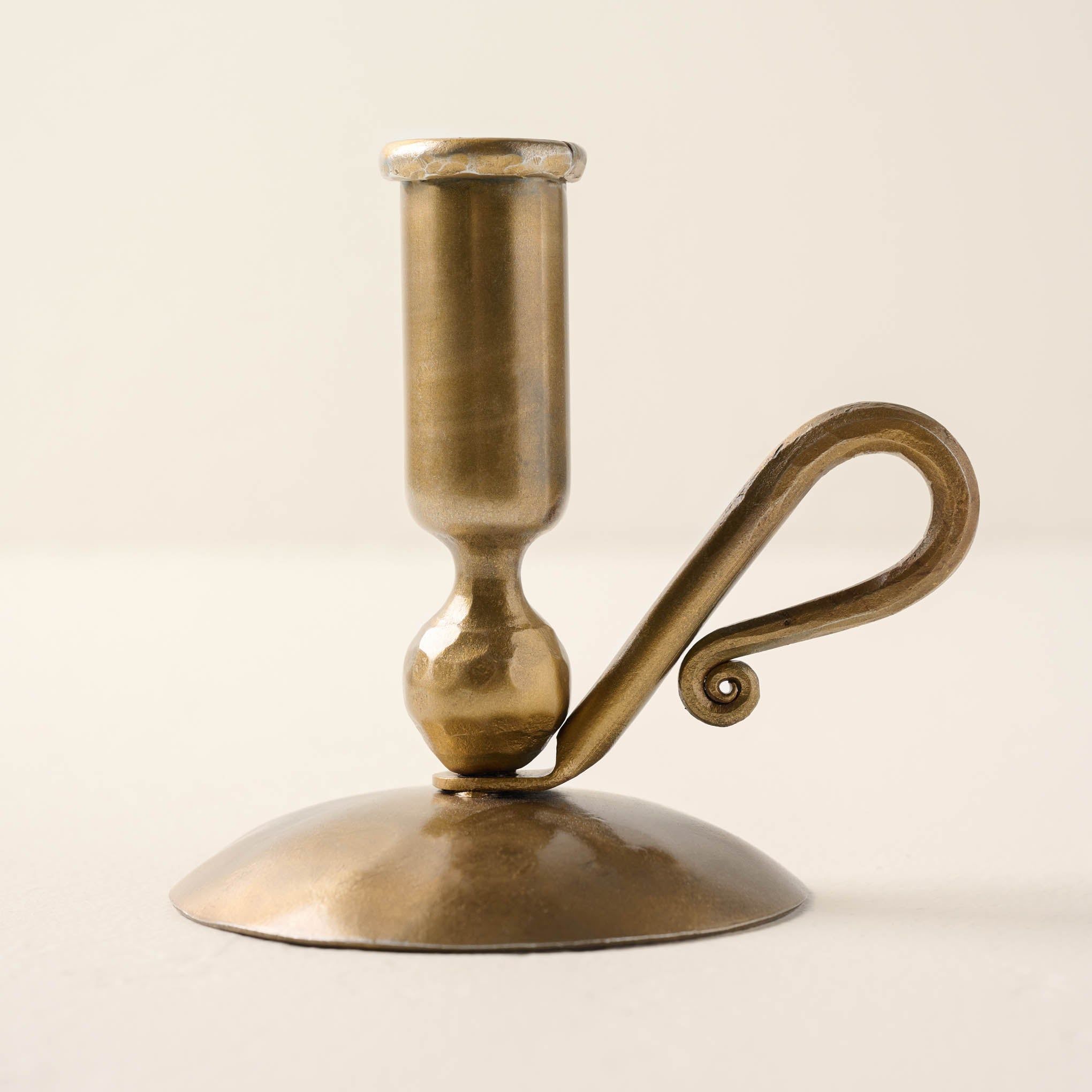 Brass Wright Taper Holder | Magnolia