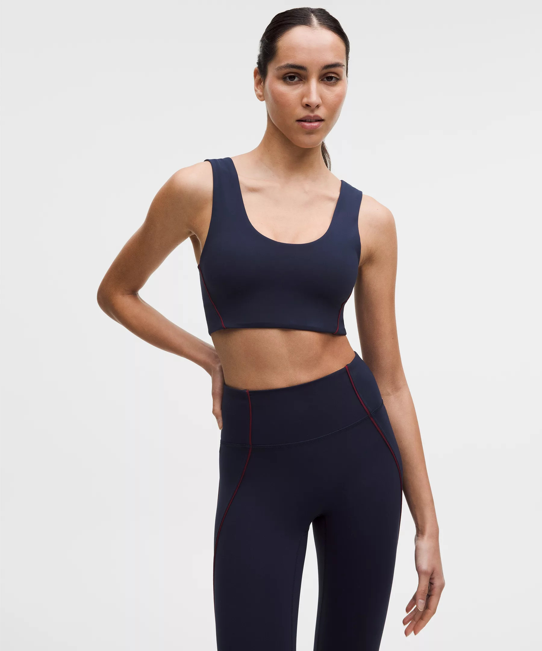 Wunder Train Piped Sports Bra | Lululemon (US)