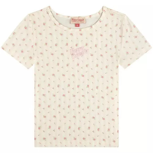 Girls' Happy Camp3r Striped Flower T-Shirt | Scheels Sports