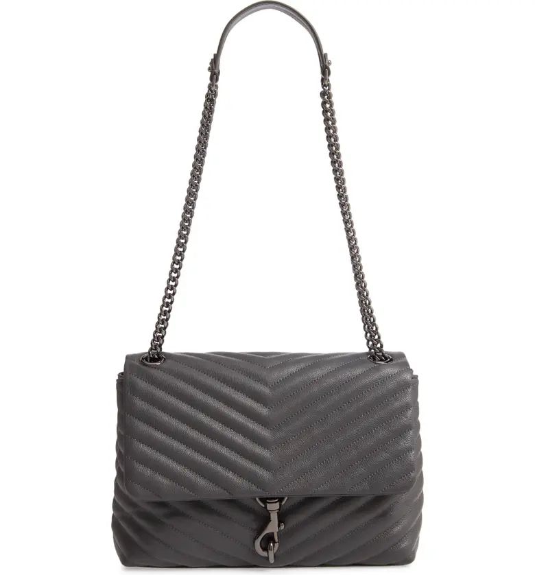 Edie Flap Quilted Leather Shoulder Bag | Nordstrom