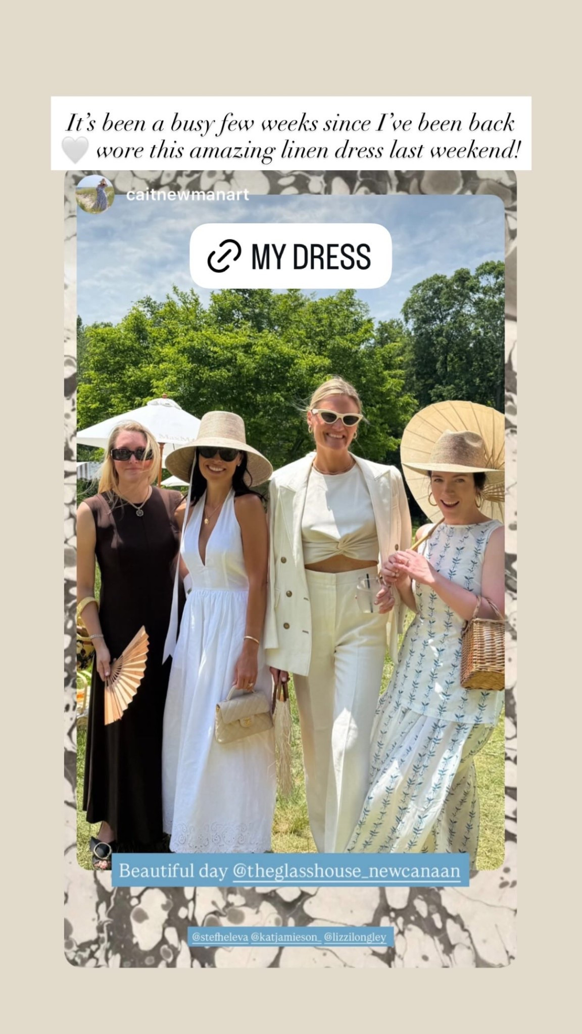 Wearing a size 2 (normal size) in this white linen dress. Glass House picnic New Canaan, CT, summer party outfit, summer dress.

#LTKootd #LTKdayinmylife #LTKSeasonal