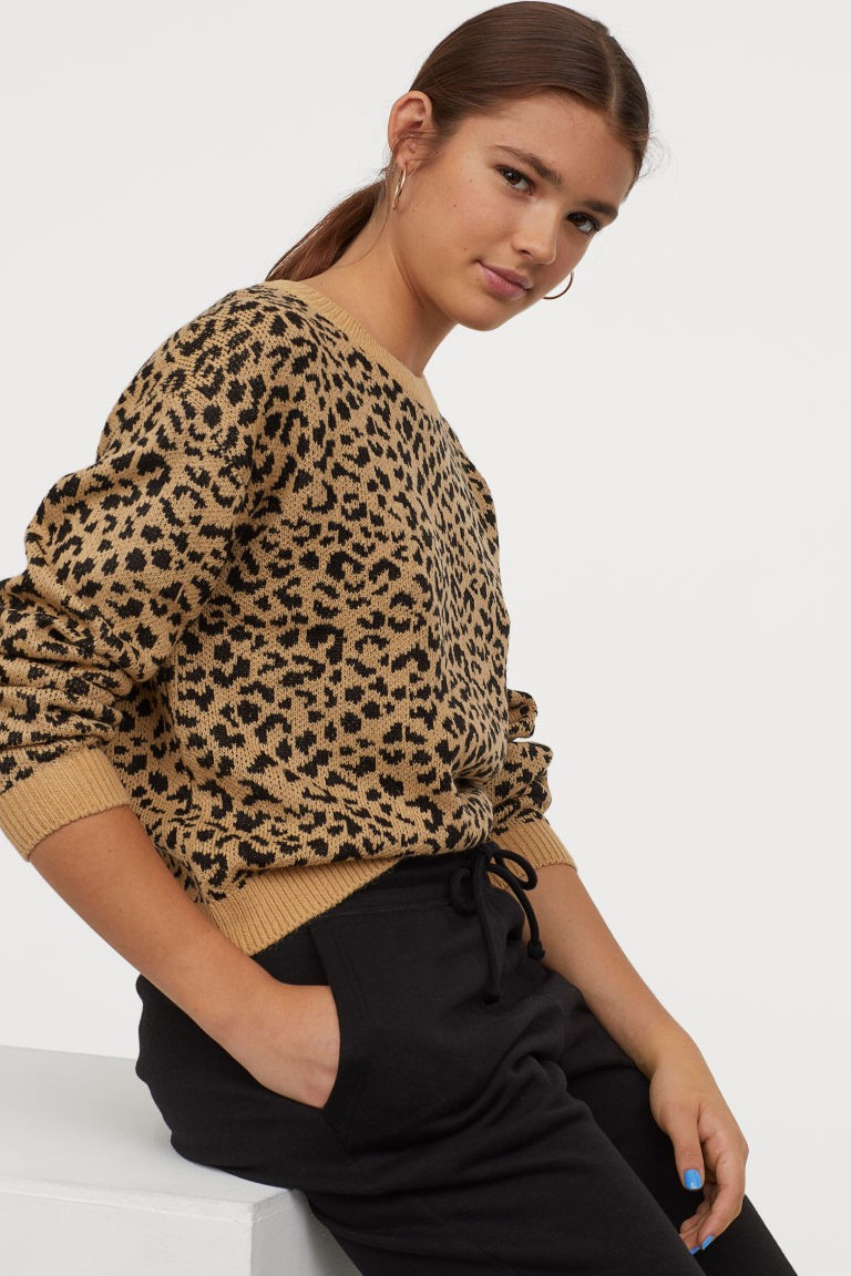 Jacquard-knit Sweater | H&M (US + CA)