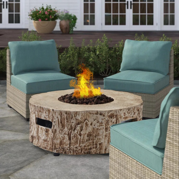 Willowdale 10'' H x 28'' W Propane Outdoor Fire Pit | Wayfair North America