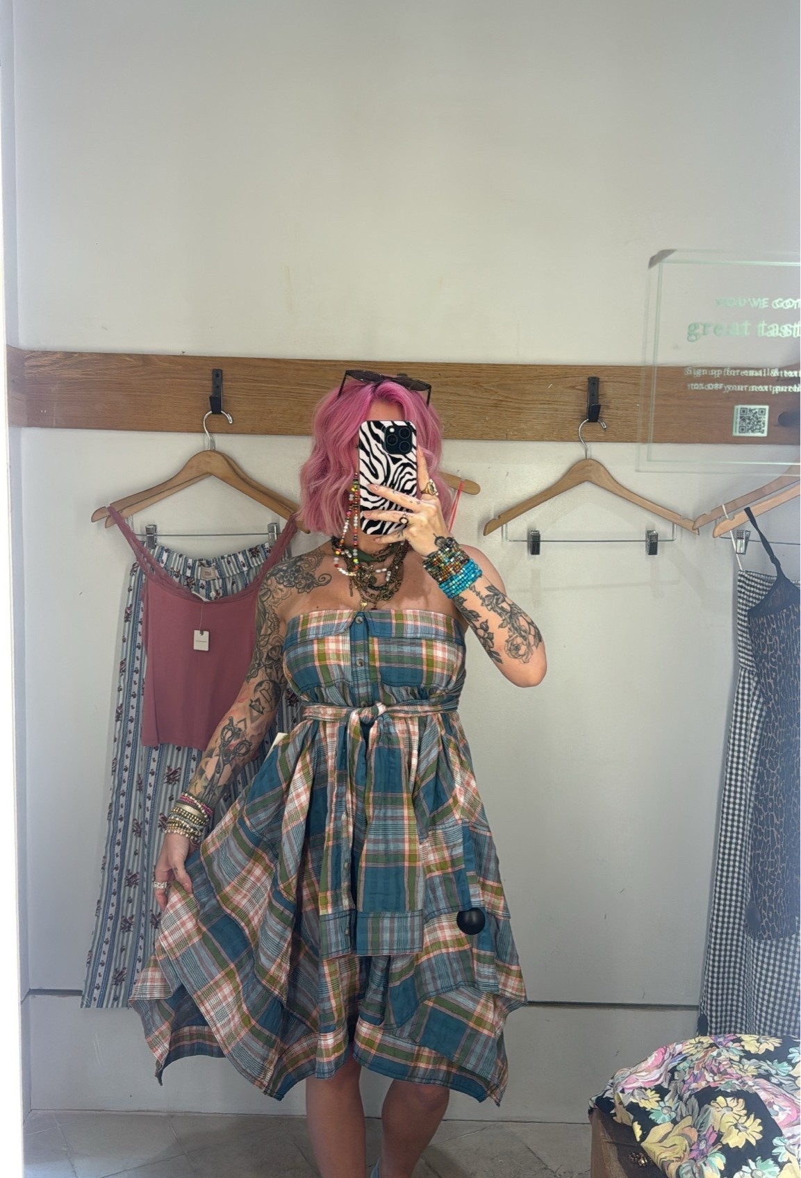 skirt or dress, LOVED this so much it came home with me 🙂‍↕️ feels like a soft, worn, flannel