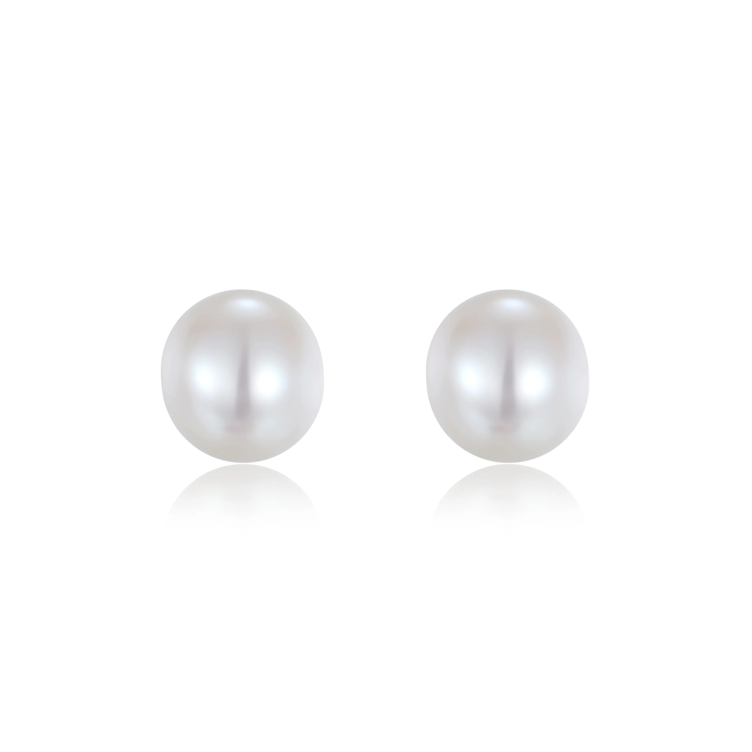 「Aurora」Akoya Pearl Stud Earrings | Suihe Jewelry