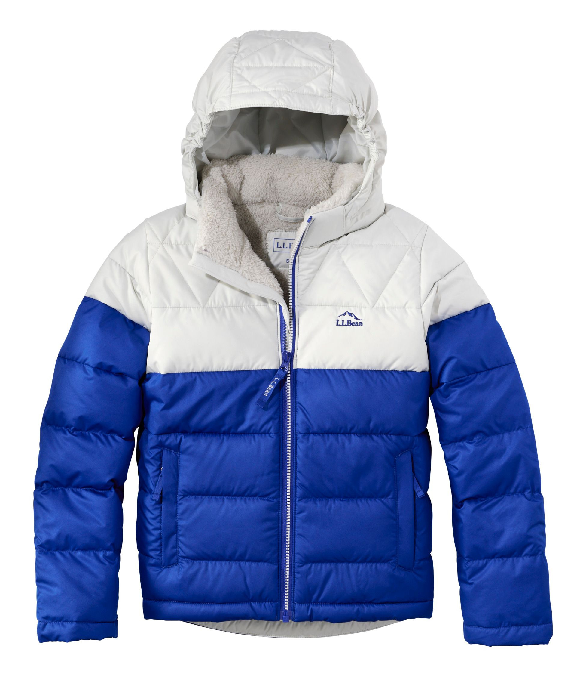 Kids' Bean's Down Jacket, Colorblock | L.L. Bean
