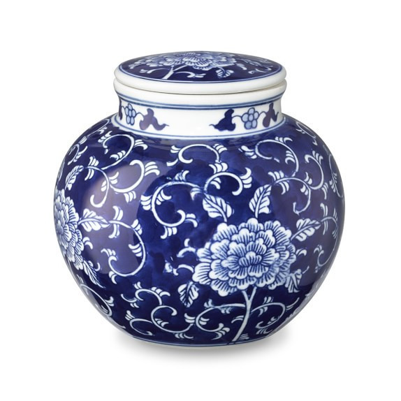 Petite Ginger Jar, Scroll Motif | Williams-Sonoma