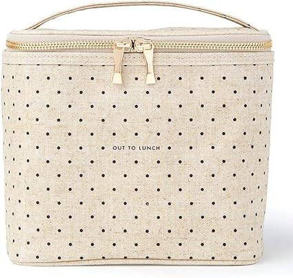 Kate Spade New York Insulated Lunch Tote, Cute Lunch Bag for Women, Compact 8 x 4.5 x 7.23" Size,... | Amazon (US)