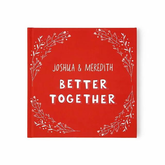 Better Together Personalized Book of Love | UncommonGoods