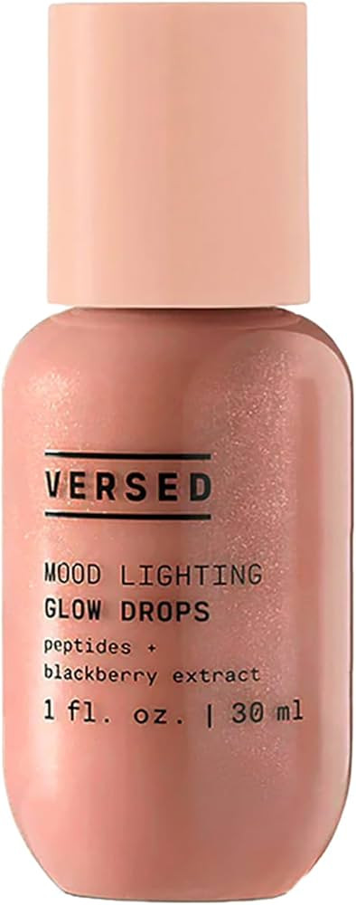 Versed Mood Lighting Glow Drops, Rose - Liquid Blush & Liquid Highlighter Drops with Illuminating... | Amazon (US)