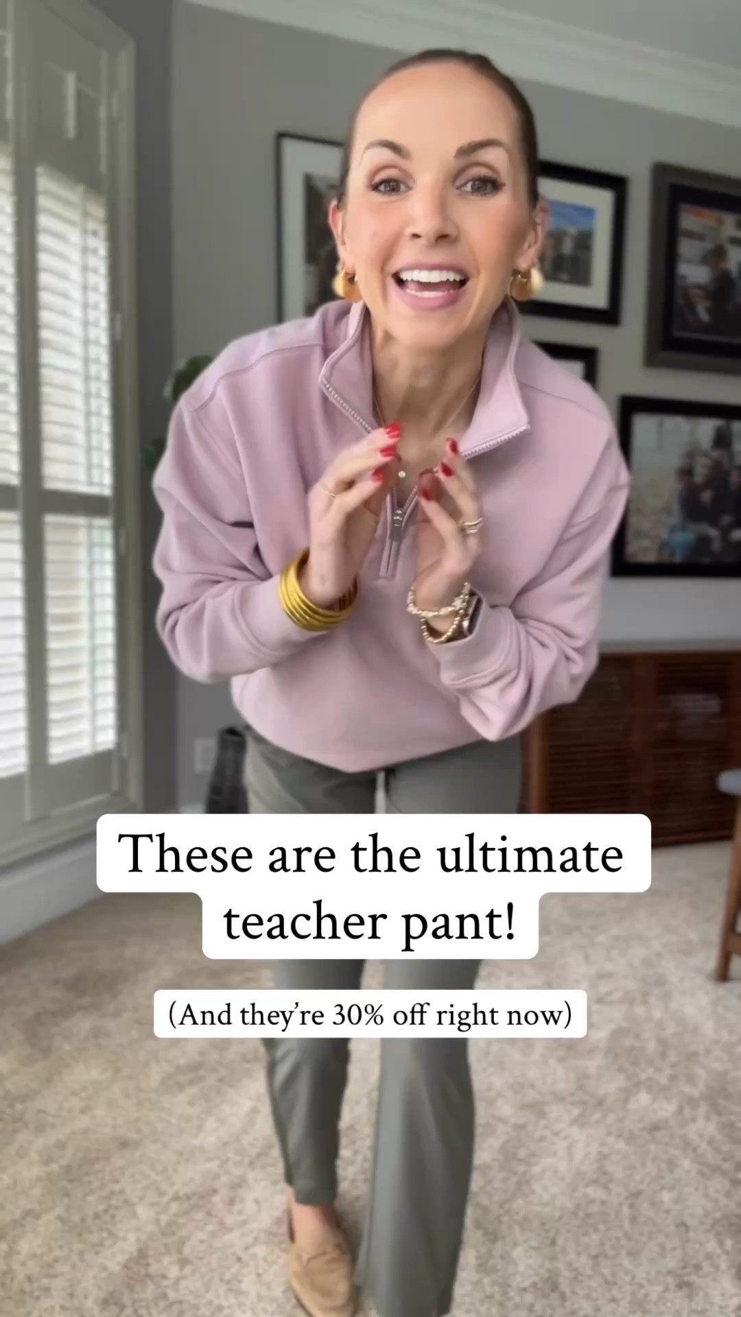 Athleta’s Friends & Family Sale is here!   

These are the work pants you all ask me about constantly—they’re comfortable, polished, and the reason so many teachers and working moms say they’re their favorite “teacher pants.” Easy to dress up, easy to move in, and they hold up all day.
If you’ve been waiting to grab a pair, now is the time. I linked them (and a few other favorites) for you!
@athleta #athletapartner #powerofshe
