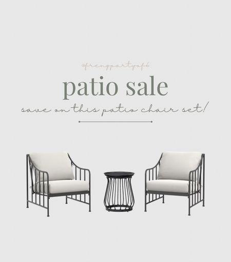 Love this classic patio set. On sale for under $300! Love that it’s metal and not wood, I feel like it would last longer than a wood set.

#LTKsalealert #LTKSeasonal #LTKhome