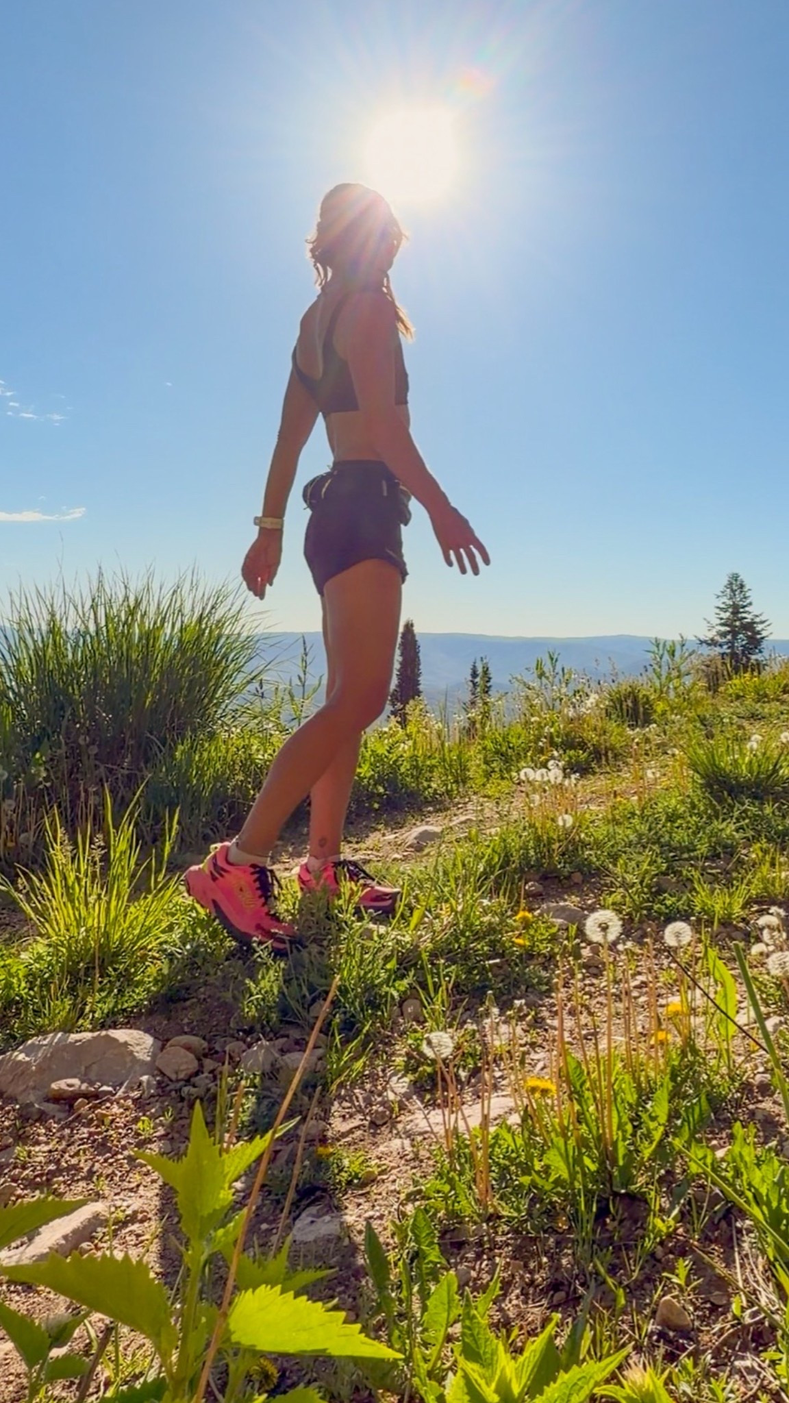 Pink Mafate 5’s today💗🏃‍♀️

#LTKfitnessgoals #LTKootd #LTKActive