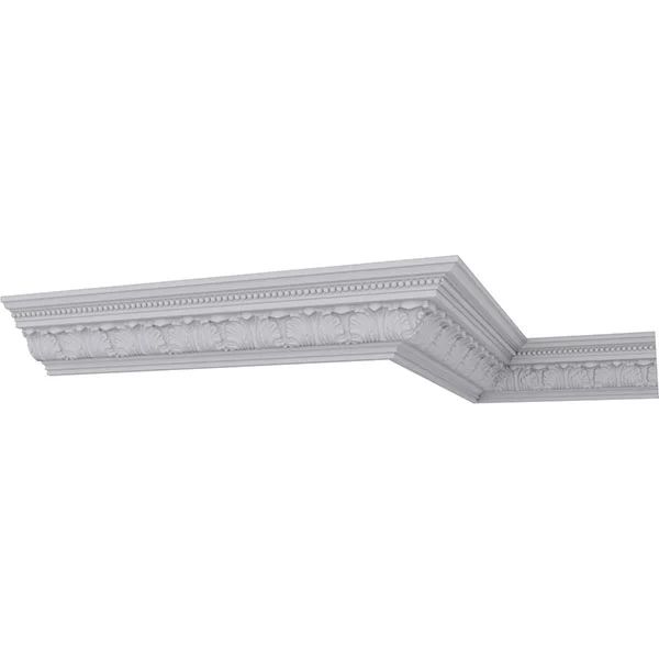 SAMPLE - 3 3/4"H x 4 5/8"P x 6"F x 12"L Palmetto Crown Moulding | Ekena Millwork