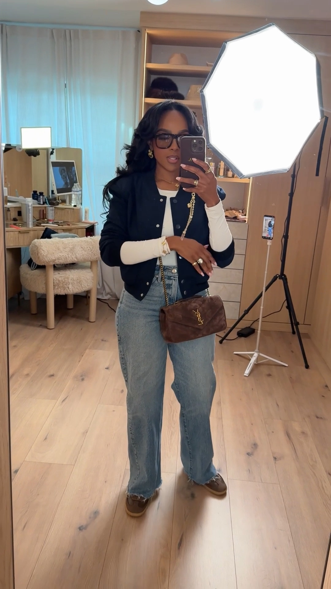 ✨ One Jacket, Endless Outfits
This is a true wear-it-on-repeat piece. Styled casually here with denim, but this same jacket works dressed up, layered over dresses, or thrown on for errands. When one item flexes across this many looks, the cost per wear drops fast — that’s a smart long-term shopping strategy.

Perfect for everyday errands, casual meetings, travel days, and off-duty weekends.

📏 Sizing: Jacket (Small) • Top (Small) • Jeans (27 Long) • Shoes (TTS)
Measurements: 5’4” · 138 lbs · 34D · 27” waist · 40” hips

Capsule wardrobe staple, styled multiple ways, cost per wear mindset, elevated casual outfits, long-term closet essentials.

Follow me on Instagram and YouTube @kirasfashionfinds

#LTKgrwm #LTKootd