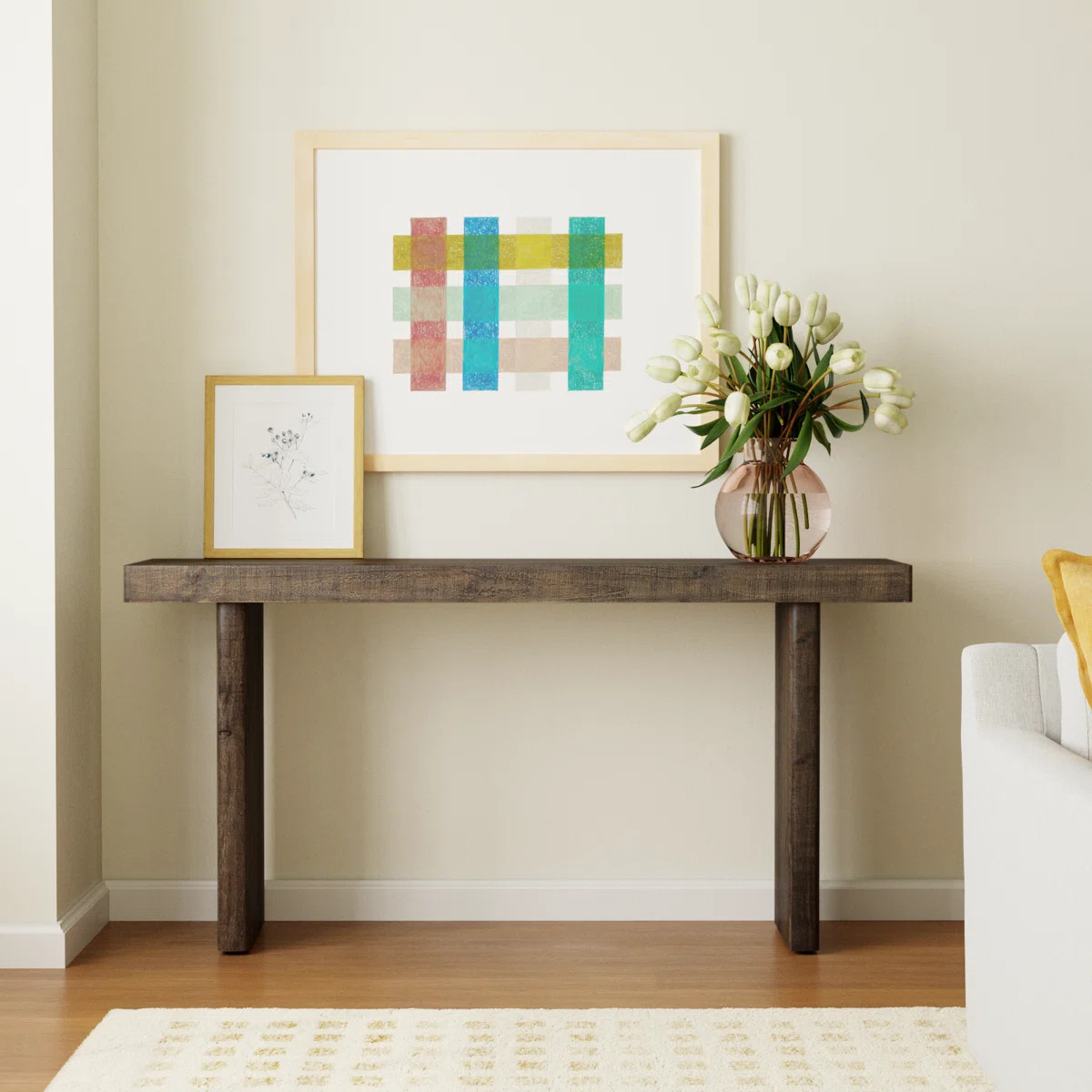 Thompkins 60'' Solid Wood Console Table | Wayfair North America
