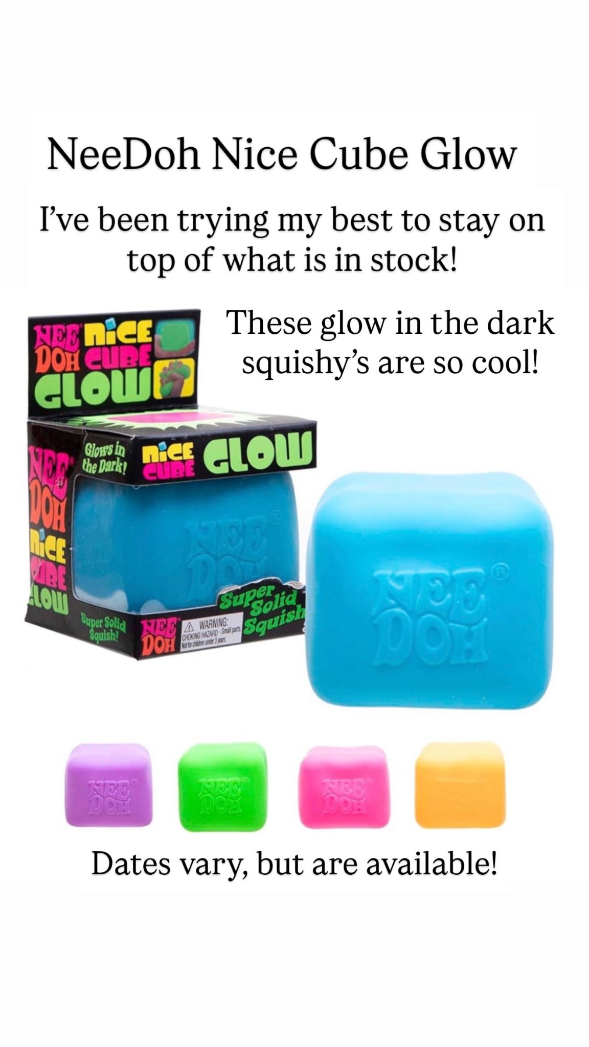 NeeDoh Nice Cube Glow

#LTKKids