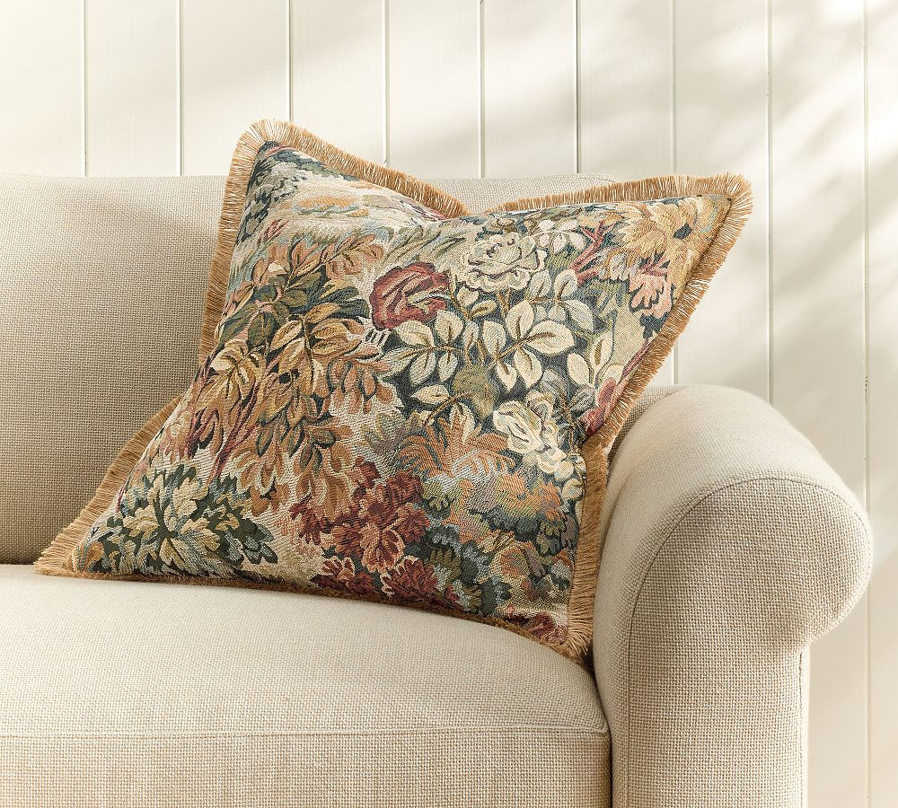 Campbell Fringe Pillow Cover | Pottery Barn (US)