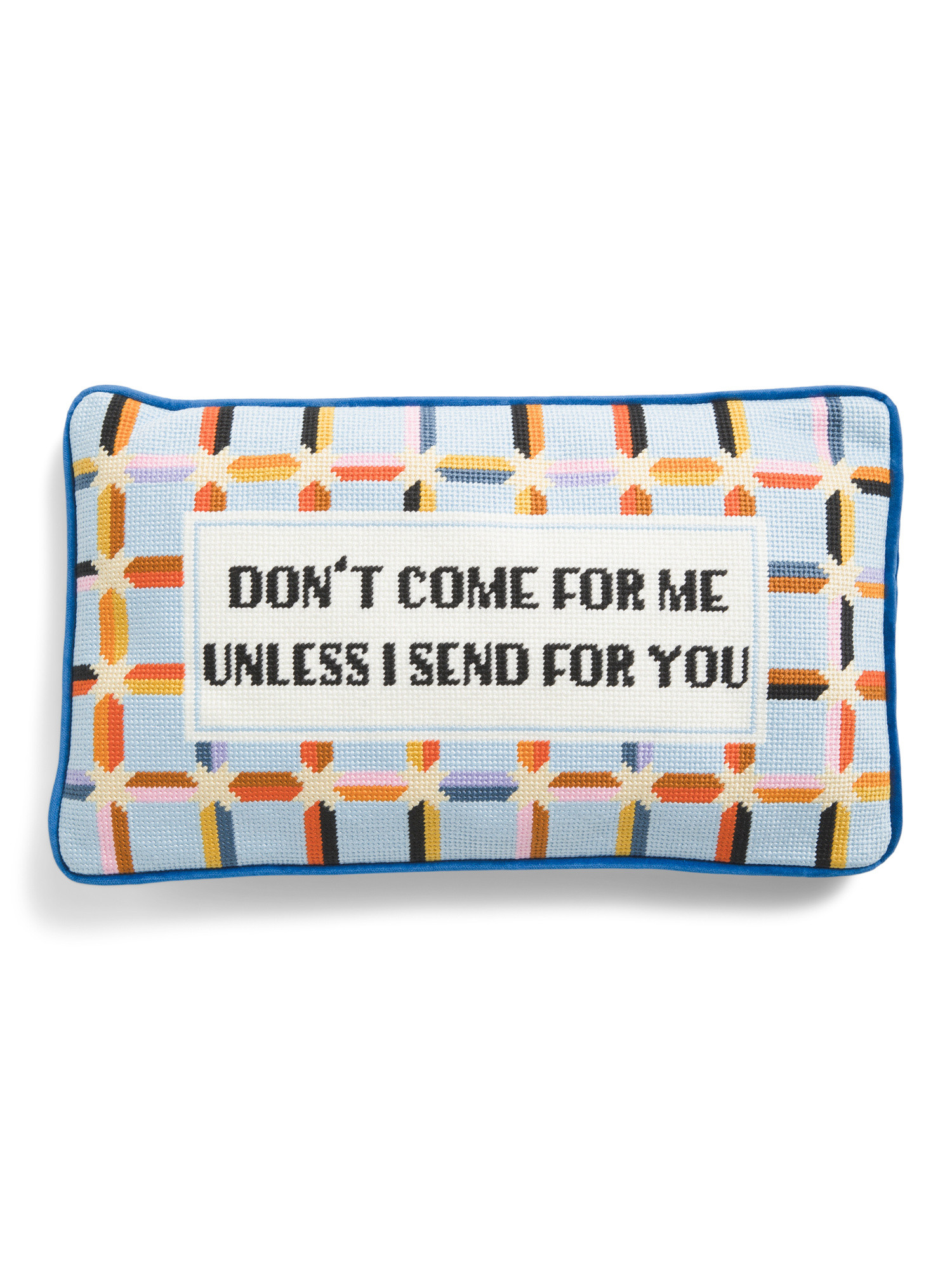 9x15 Dont Come For Me Needlepoint Pillow | Throw Pillows | Marshalls | Marshalls