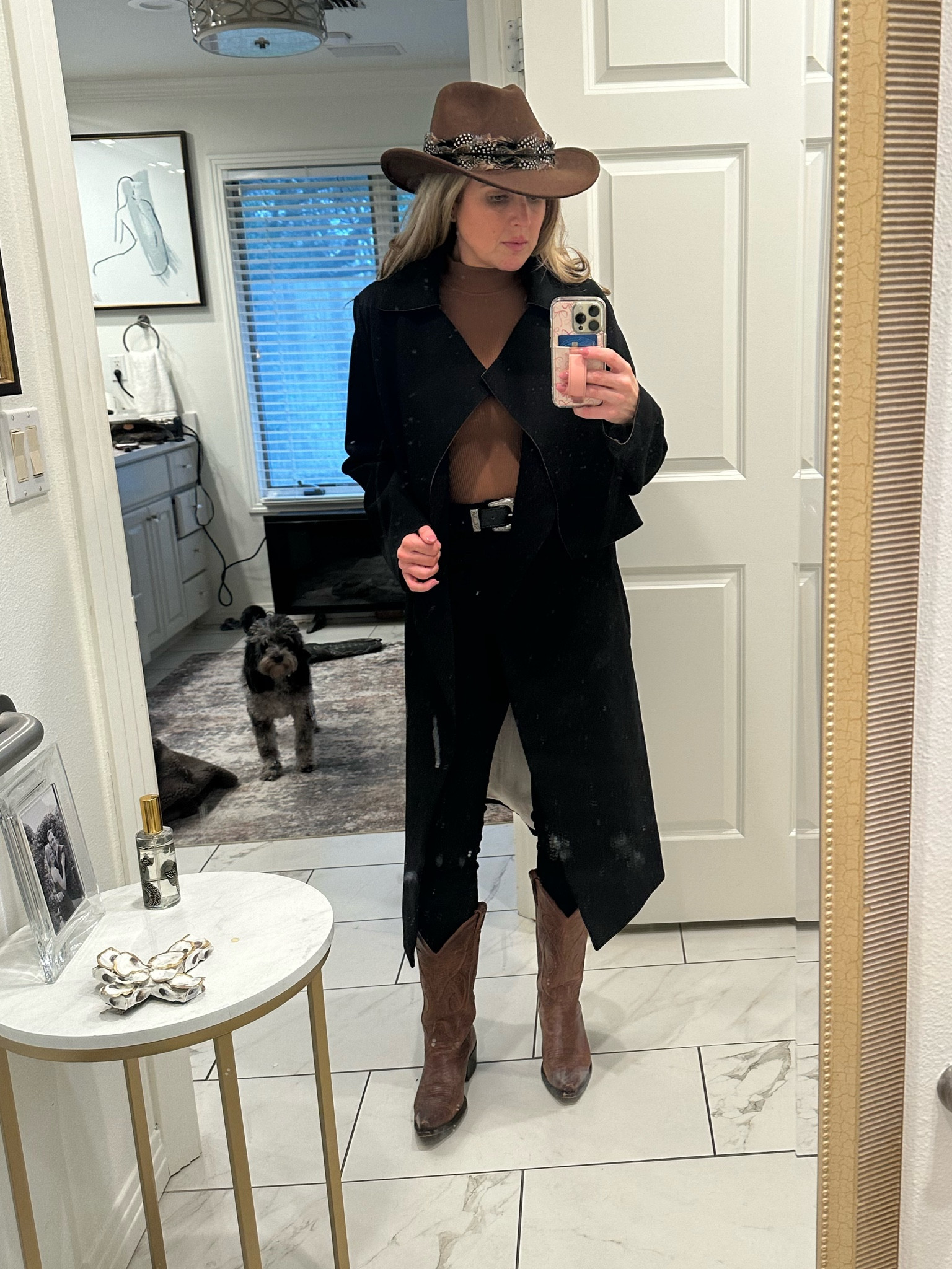 Spent the weekend volunteering for the Texas Heritage Songwriters Hall of Fame Awards! It was one of the coldest weekends I can remember in Austin, but the music and people made it worth the wind and rain! I wore an old trench coat I’ve had for years and my tried and true boots, but these Amazon basics made the outfit easy! I added a feather wrap to this Amazon hat and it really elevated it, plus you can never go wrong with a country belt buckle!

#LTKFindsUnder100 #LTKFindsUnder50