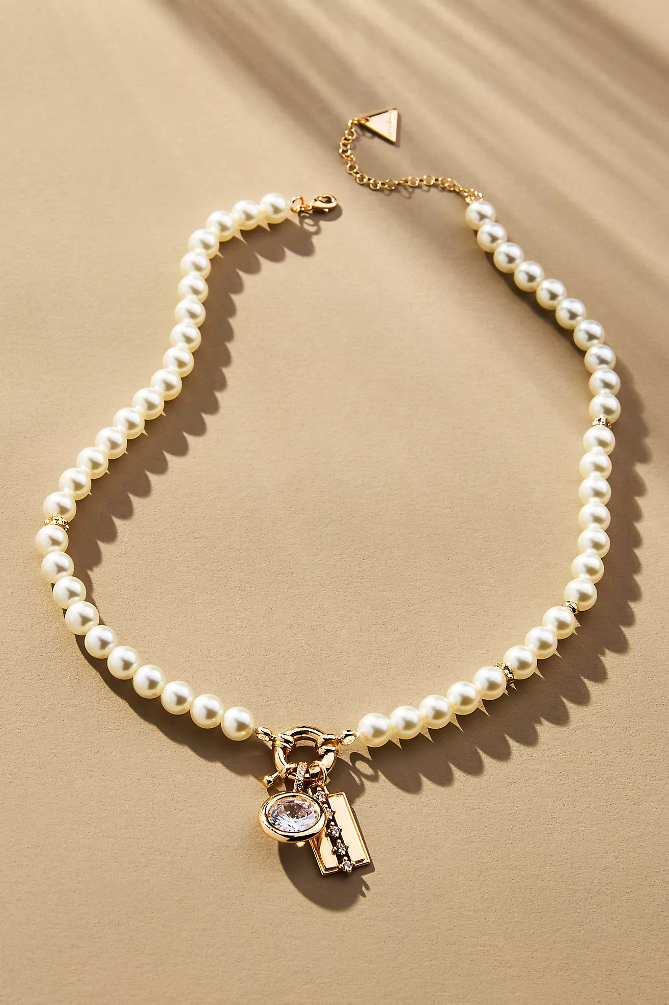 Beaded Cluster Charm Necklace | Anthropologie (US)