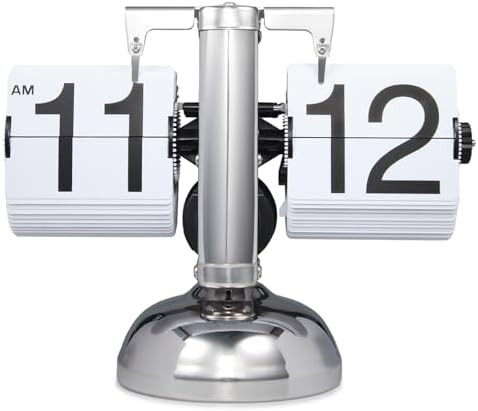 Flip Clock Vintage Desk Clock Retro Flip Down Clock,Flip Digital Clock,Mechanical Clock,Auto Flip... | Amazon (US)