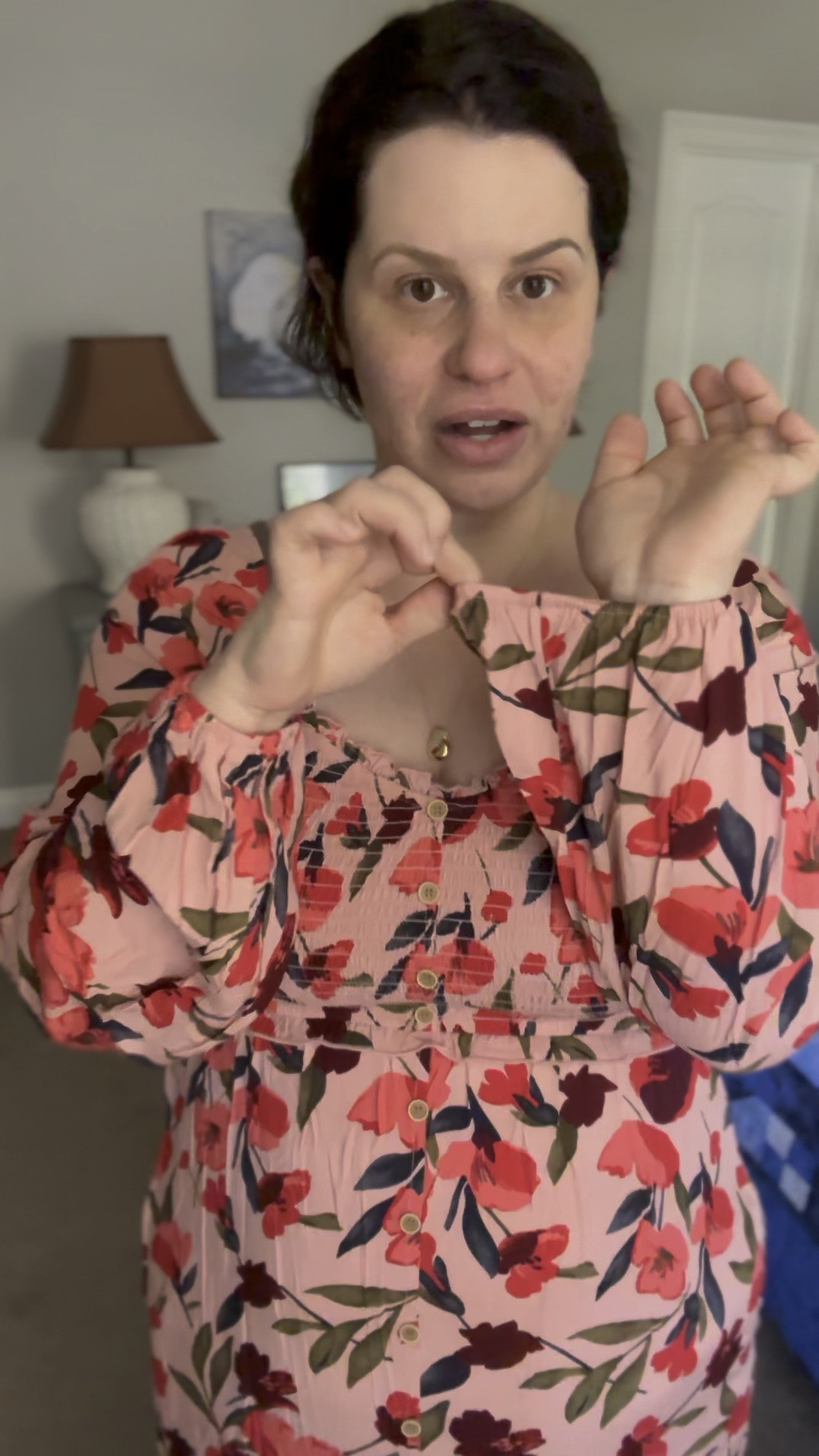 Such a cute fall dress! I’m wearing the size large (size 10/12 regularly) and it’s perfect. Not a ton of stretch, so keep that in mind. 



Date night dress, wedding guest dress, fall dress, casual work dress, brunch dresss

#LTKFindsUnder50 #LTKSaleAlert #LTKMidsize