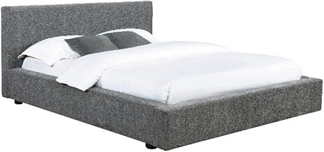 Coaster Gregory Modern Fabric Upholstered California King Bed in Graphite Gray | Amazon (US)