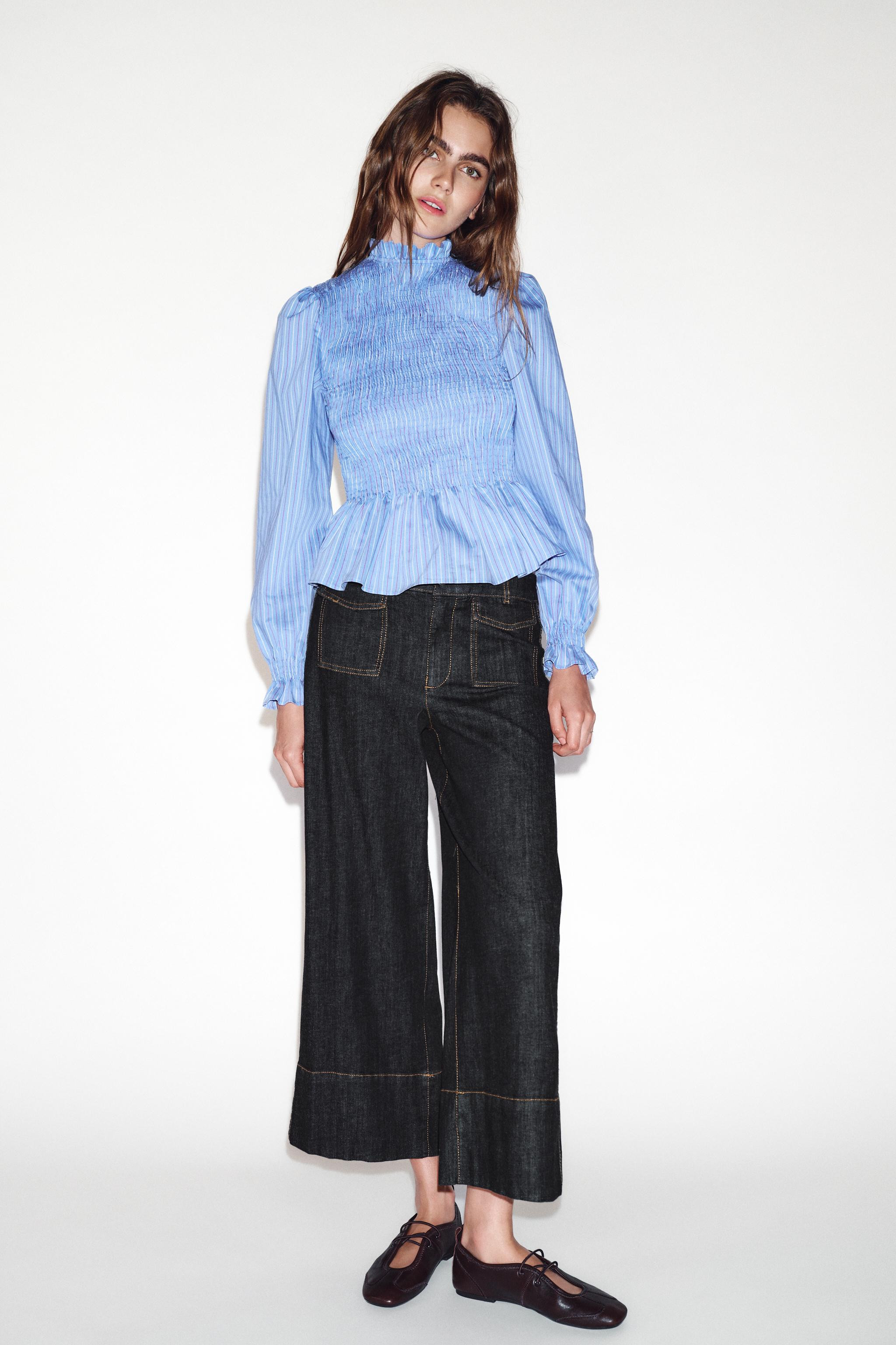 Z1975 CULOTTE DENIM PANTS | Zara US