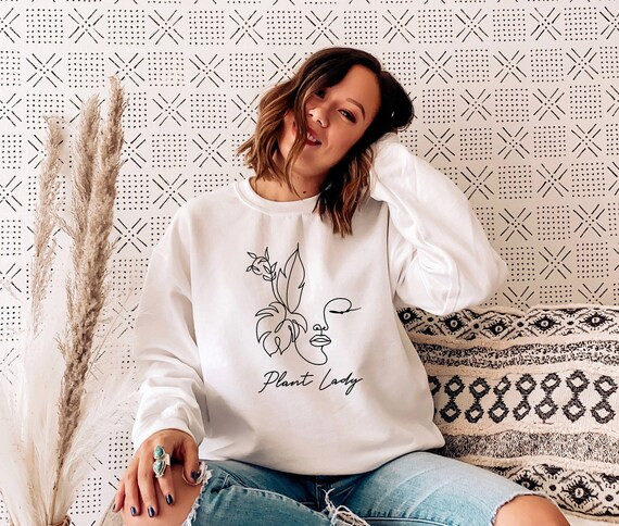 PLANT LADY SWEATSHIRT  Unisex Crewneck Sweatshirt  Plant | Etsy | Etsy (US)
