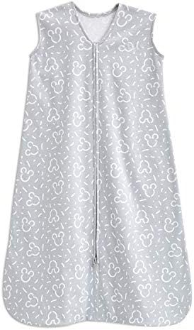 Halo Disney Baby 100% Cotton Sleepsack Wearable Blanket, TOG 0.5, Confetti Mickey Grey, Medium, 6-12 | Amazon (US)