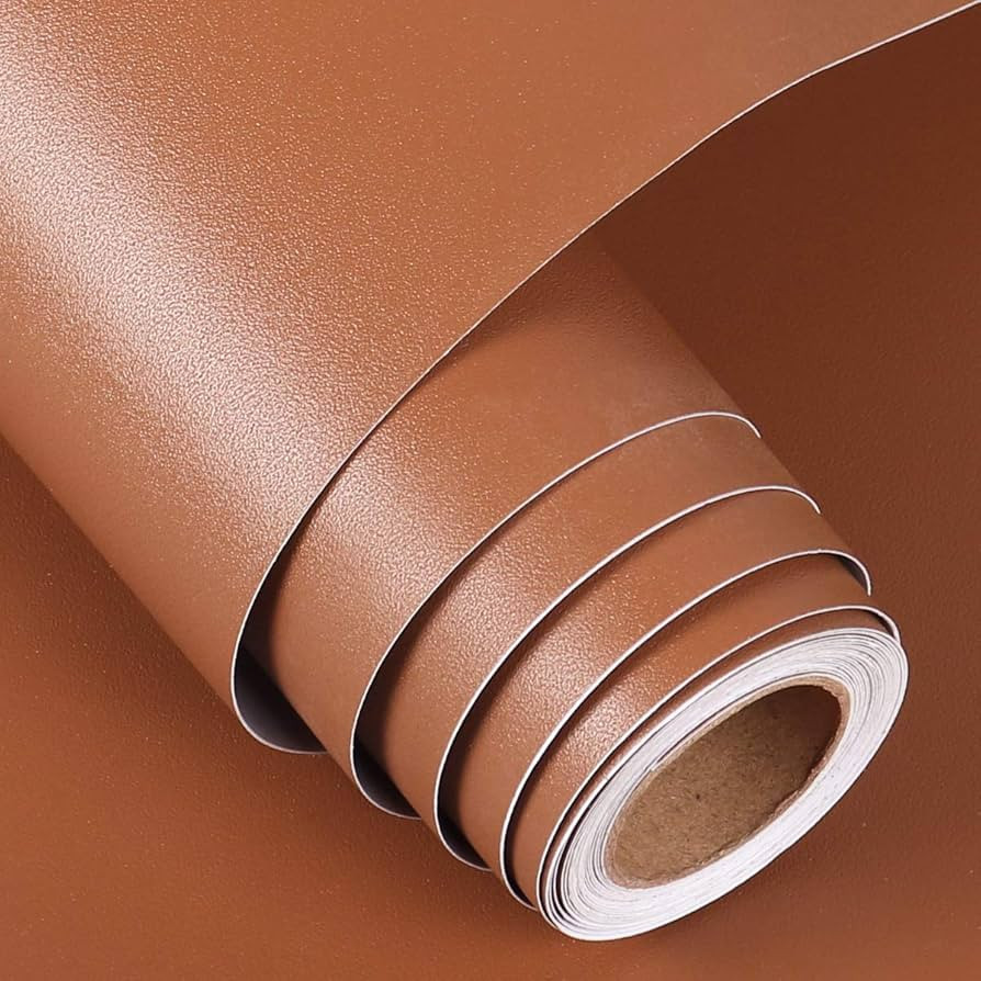 FunStick Matte Brown Wallpaper Stick and Peel for Bedroom Living Room Solid Brown Contact Paper S... | Amazon (US)