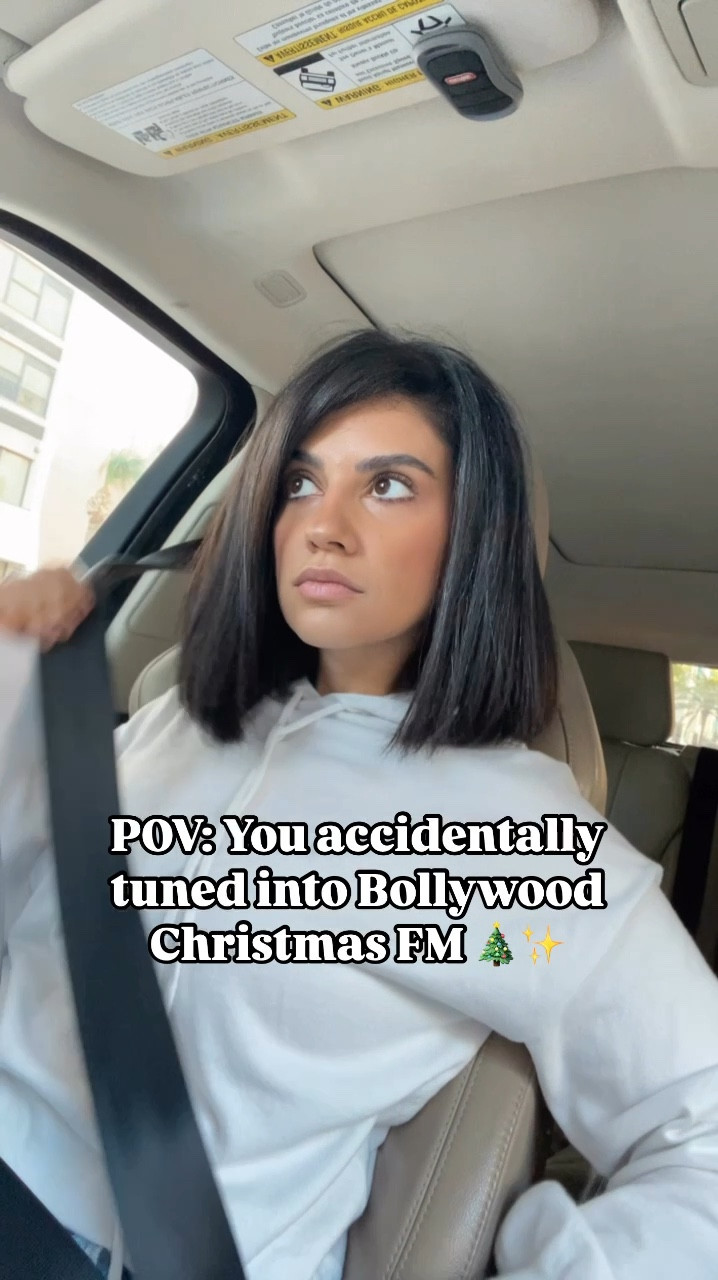 When you turn on the radio expecting Mariah Carey… but you get Bollywood Christmas vibes instead! 🎄✨🪩🎅🏽

#DeckTheHalls #CraftyChristmas #JingleBell #MerryChristmas #ChristmasSongs #RadioStation #ChristmasRadio #Comedy  #HolidayHumor #BollywoodVibes #FestiveFun #ChristmasRemix #RadioFails #BollywoodTwist #ChristmasLaughs #HolidayLOL #DanceToChristmas #CulturalMashup #HolidayMagic #explore #explorepage #relatable

#LTKWatchNow #LTKHoliday #LTKFamily