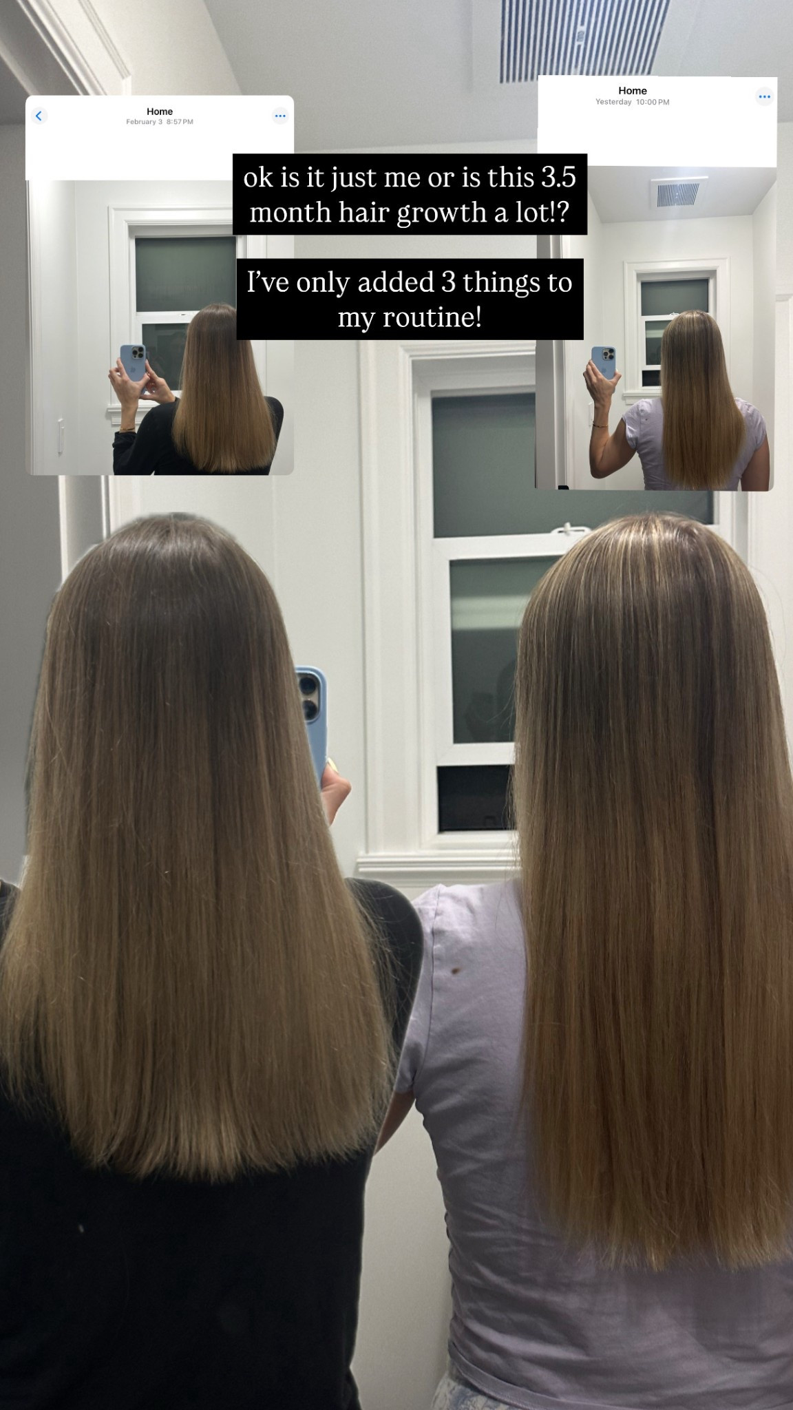 3.5 month hair growth with just these 3 things! I scalp massage daily then I alternate between the micro needle scalp tool every two days, and the serum every evening #ltkbeauty 

#LTKsummer #LTKcanada #LTKbeauty