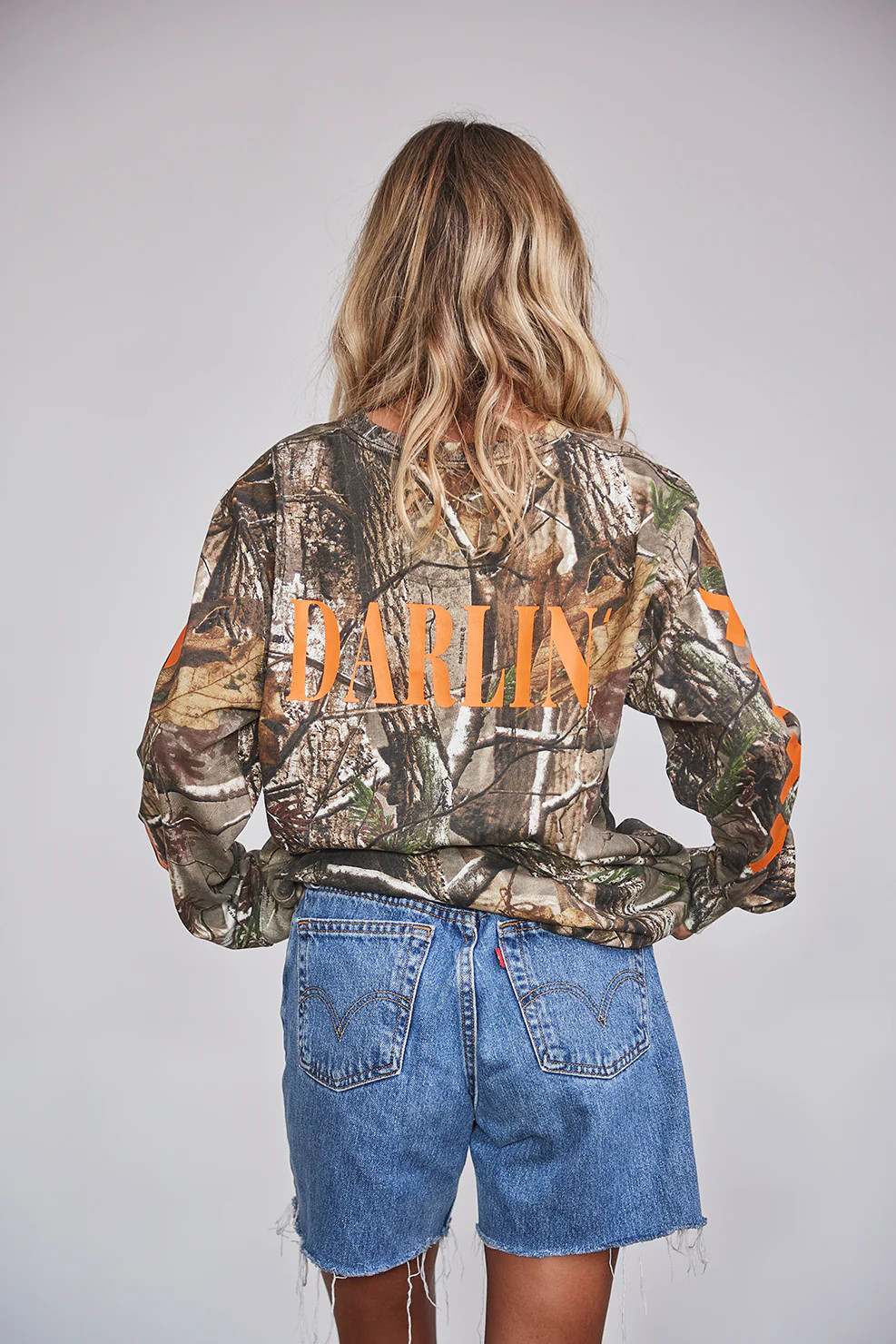 DARLIN'® Realtree Long Sleeve - Orange | Darlin'