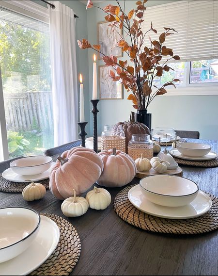 Setting the table for all of our fall dinner parties 🍂

#LTKhome #LTKSeasonal #LTKHoliday