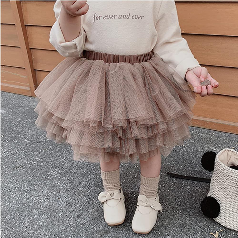 Colorful Childhood Baby Girls' Tutu Skirt Toddler 6 Layered Tulle Tutus 1-8T | Amazon (US)