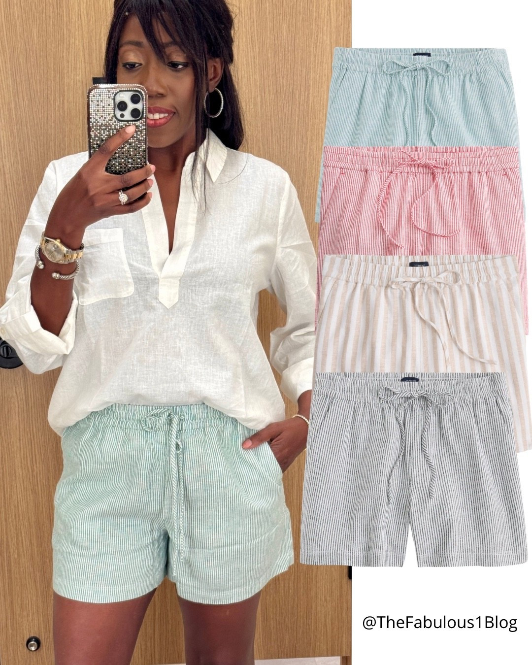 My linen shorts are currently on sale and available in other colors. I’m wearing a 4. 
Also love this linen shirt. Comfortable and perfect for summer and vacation. 
Wearing a size small. 


Summer Outfits, Vacation Outfits, Casual Outfits, Ootd,

#LTKootd #LTKSaleAlert #LTKOver40