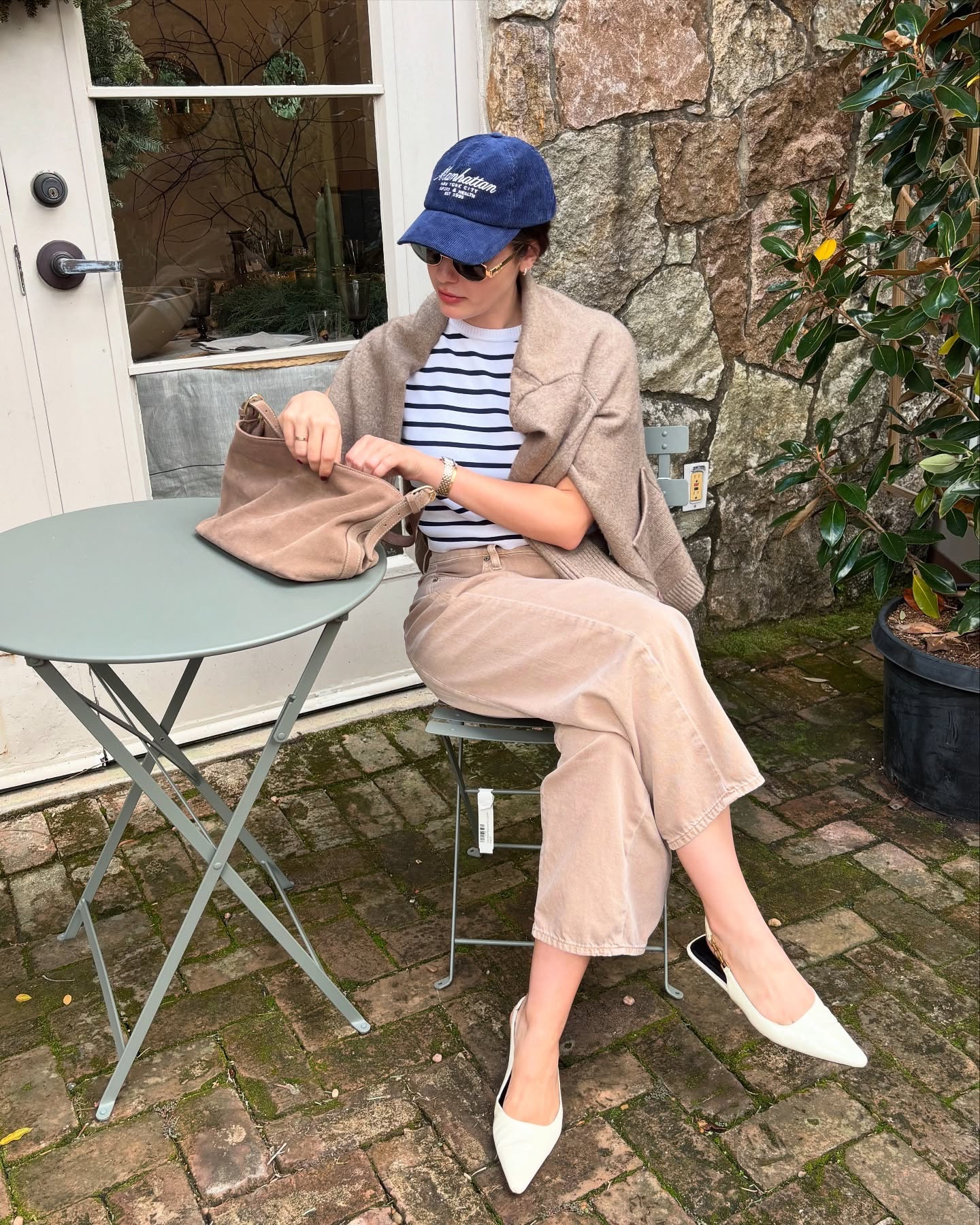 stripes and khaki 

outfit linked in bio 💙💙