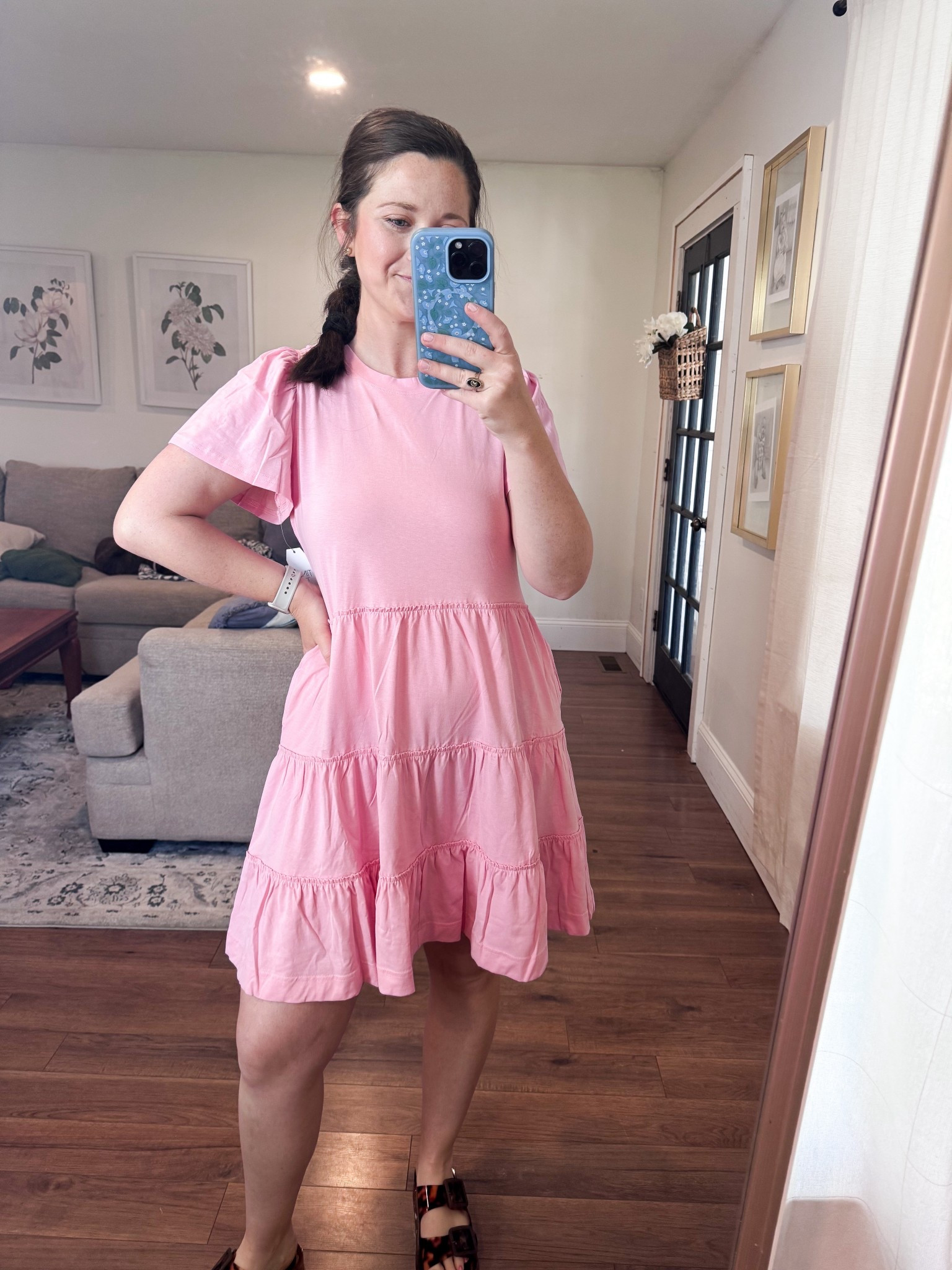 100% cotton t shirt dress 