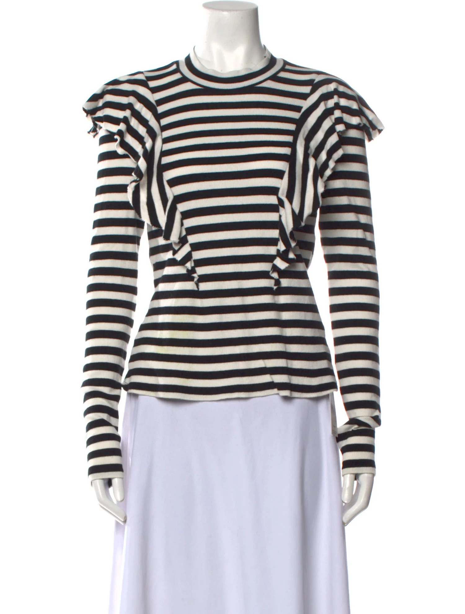 Striped Crew Neck Top | The RealReal