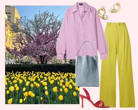 It’s the first day of Spring and Aries season so even I’m ready to embrace color now. Luckily, Net-a-Porter has a lot of New Arrivals that will help you shake off the winter blues with shades of pink, lavender, yellow, green, and more. I’ve put three outfits together to help get you started but all the pieces can be mixed and matched to your heart’s content. But there are also neutrals for those of you who aren’t ready to embrace color. #NetaporterPartner  #spring 

#LTKSeasonal