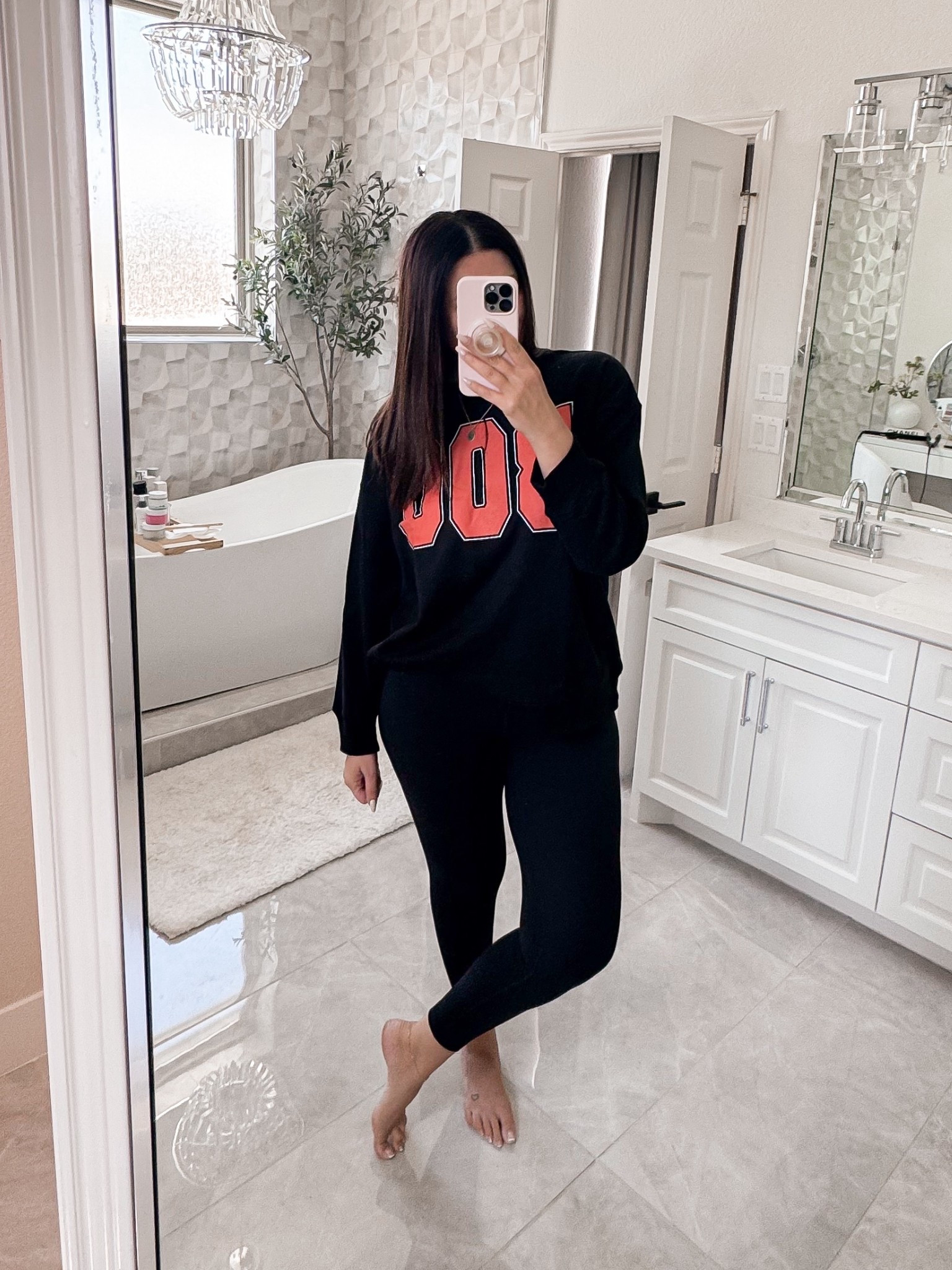 Walmart find 👻🖤 this Boo sweatshirt is under $13 (!!) and so soft — the perfect Halloween piece. it’s not super thick, but so easy to layer. i sized up to an XL (usually a large) for a slightly oversized fit and love it both tucked and untucked. in stock online + ships quick 🙌

#LTKHalloween #LTKMidsize #LTKSeasonal