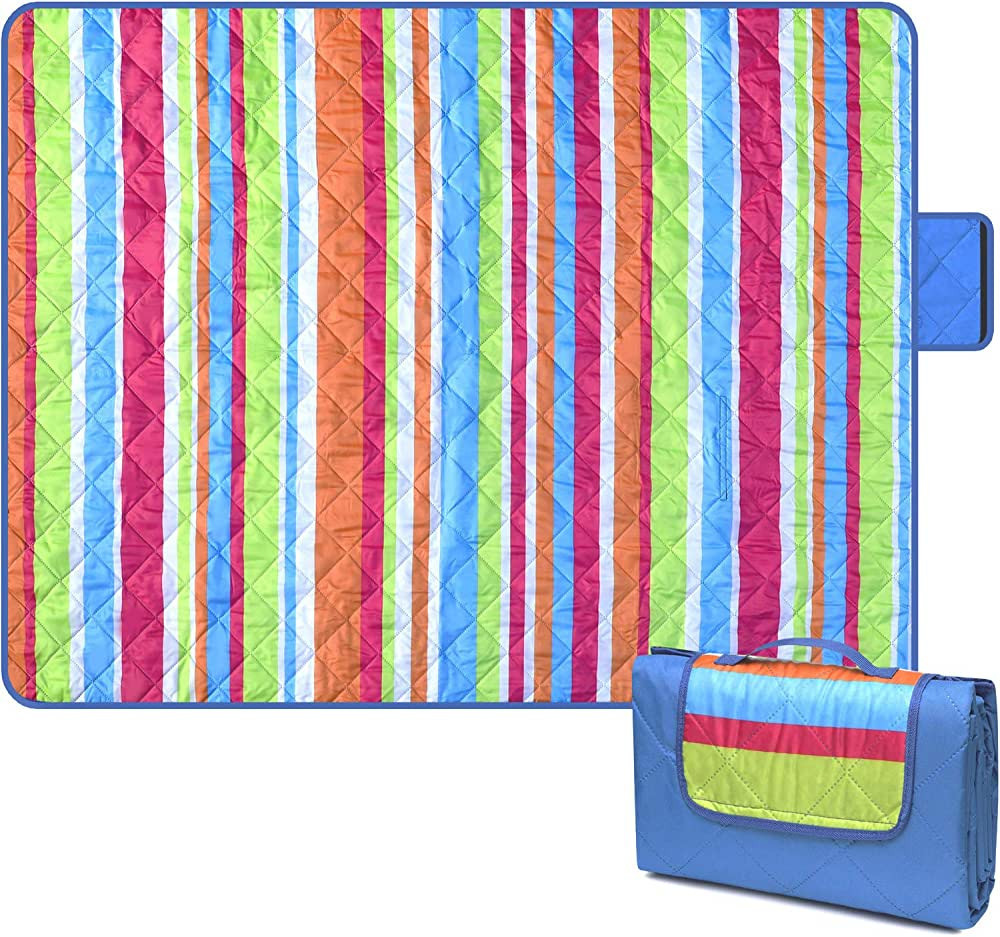 Bertte Outdoor Blanket Large Beach Camping Picnic Blanket Oversized Hiking Park Waterproof Sand F... | Amazon (US)