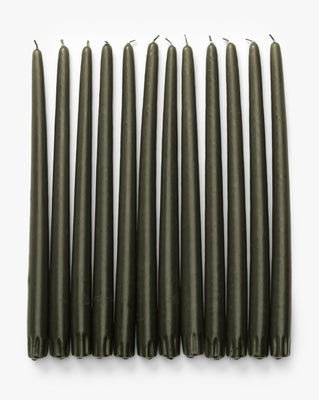 Olive Taper Candles (Set of 12) | McGee & Co. (US)